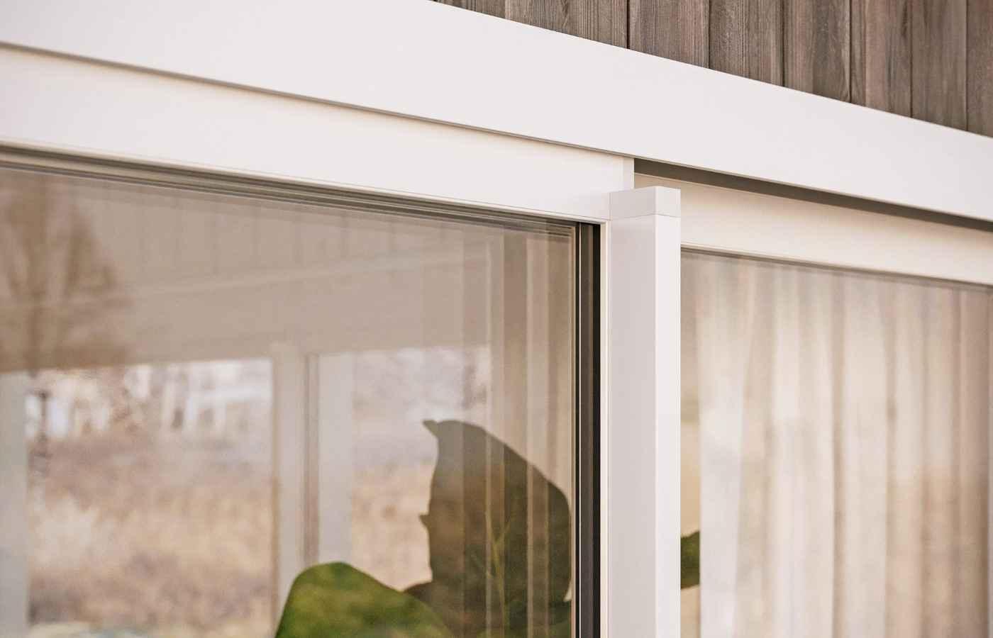 Nyhet Uterum Glaspartier WG87 Softclose Detalj