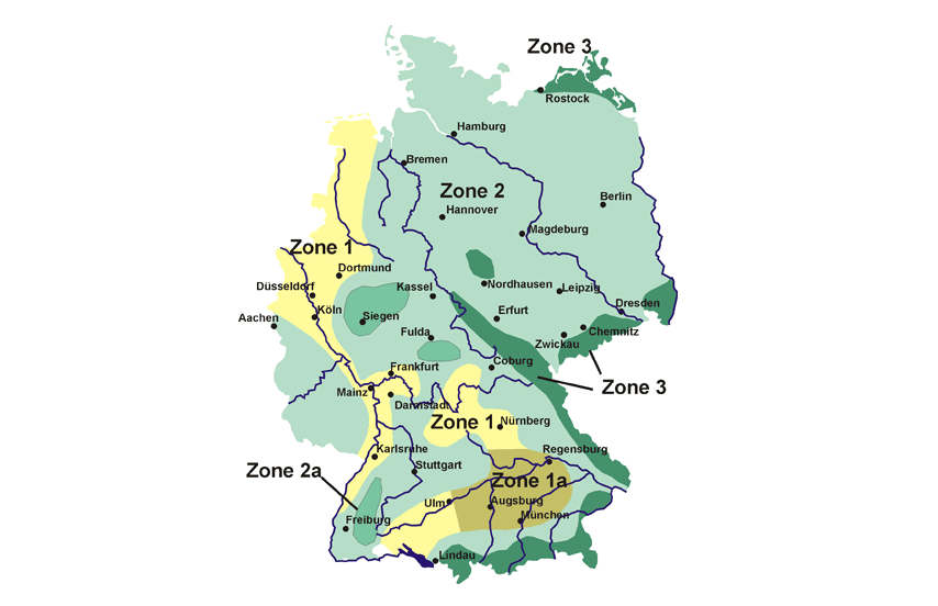 Snozon Tyskland Karta